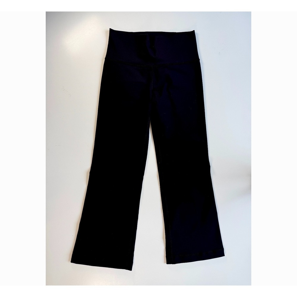 LULULEMON High Rise Flared Pant Womens‎ 6 Regular Black High Waistband Yoga